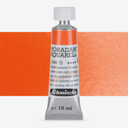 Schmincke Horadam Aquarell 15ml 348 Cadmium Red Orange