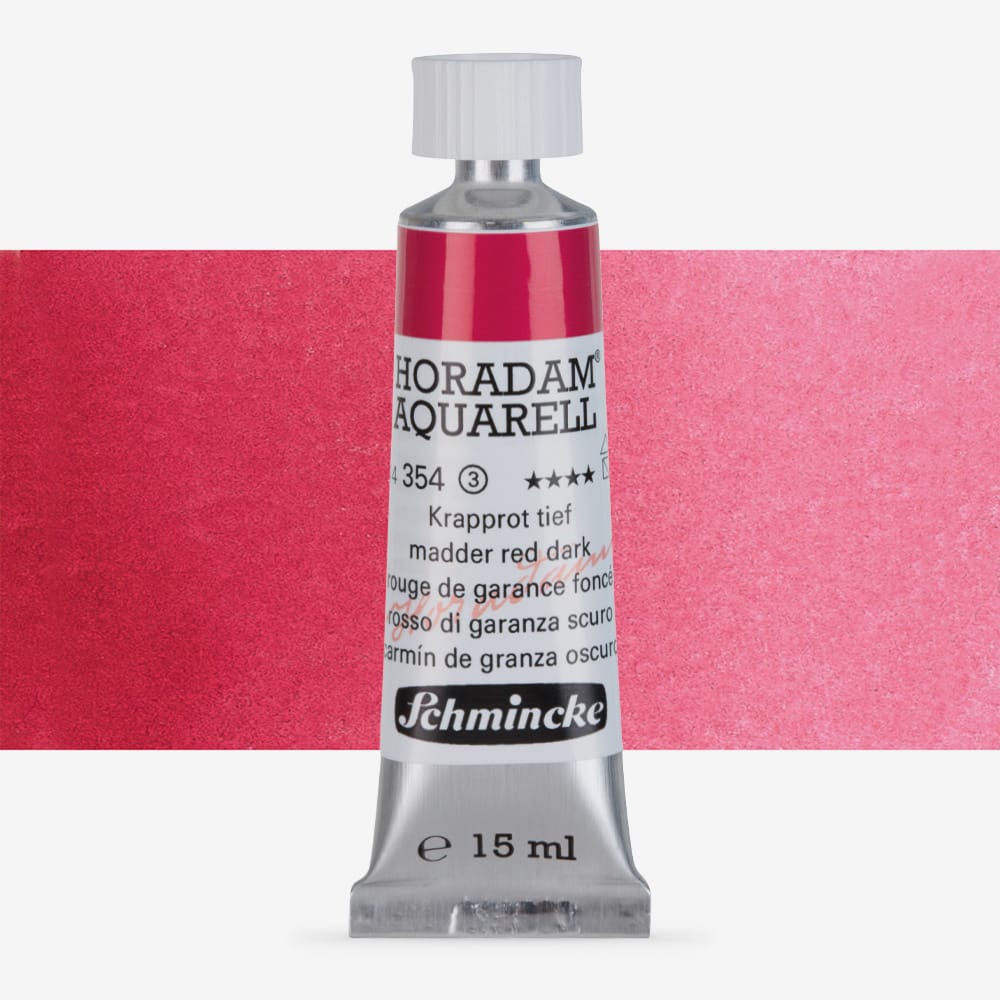 Schmincke Horadam Aquarell 15ml 354 Madder Red Dark