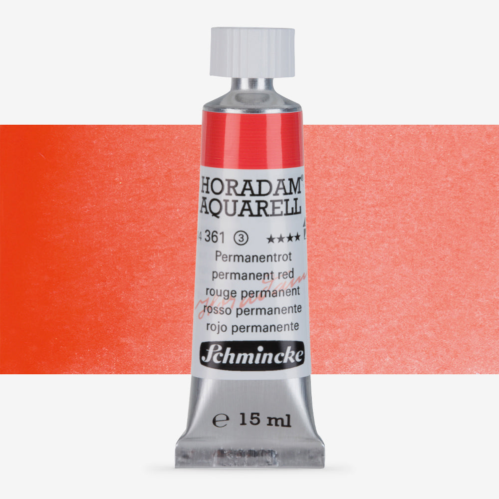 Schmincke Horadam Aquarell 15ml 361 Permanent Red