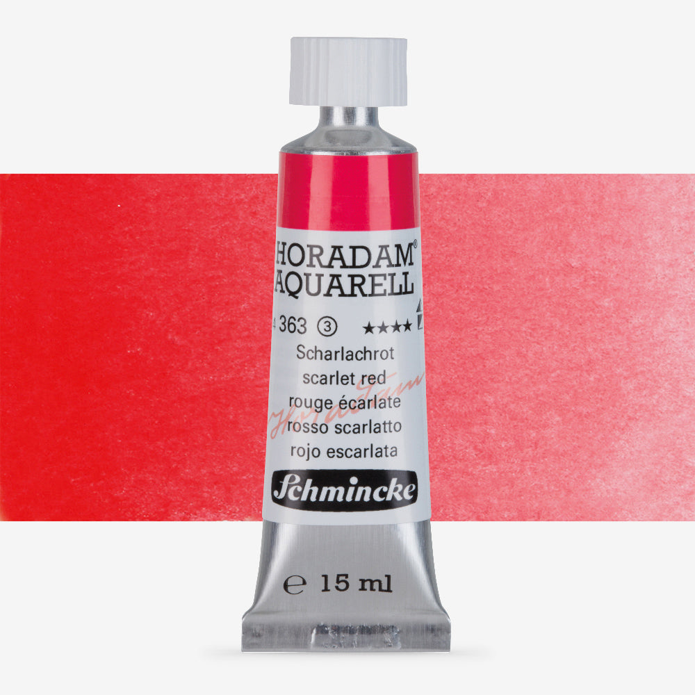 Schmincke Horadam Aquarell 15ml 363 Scarlet Red