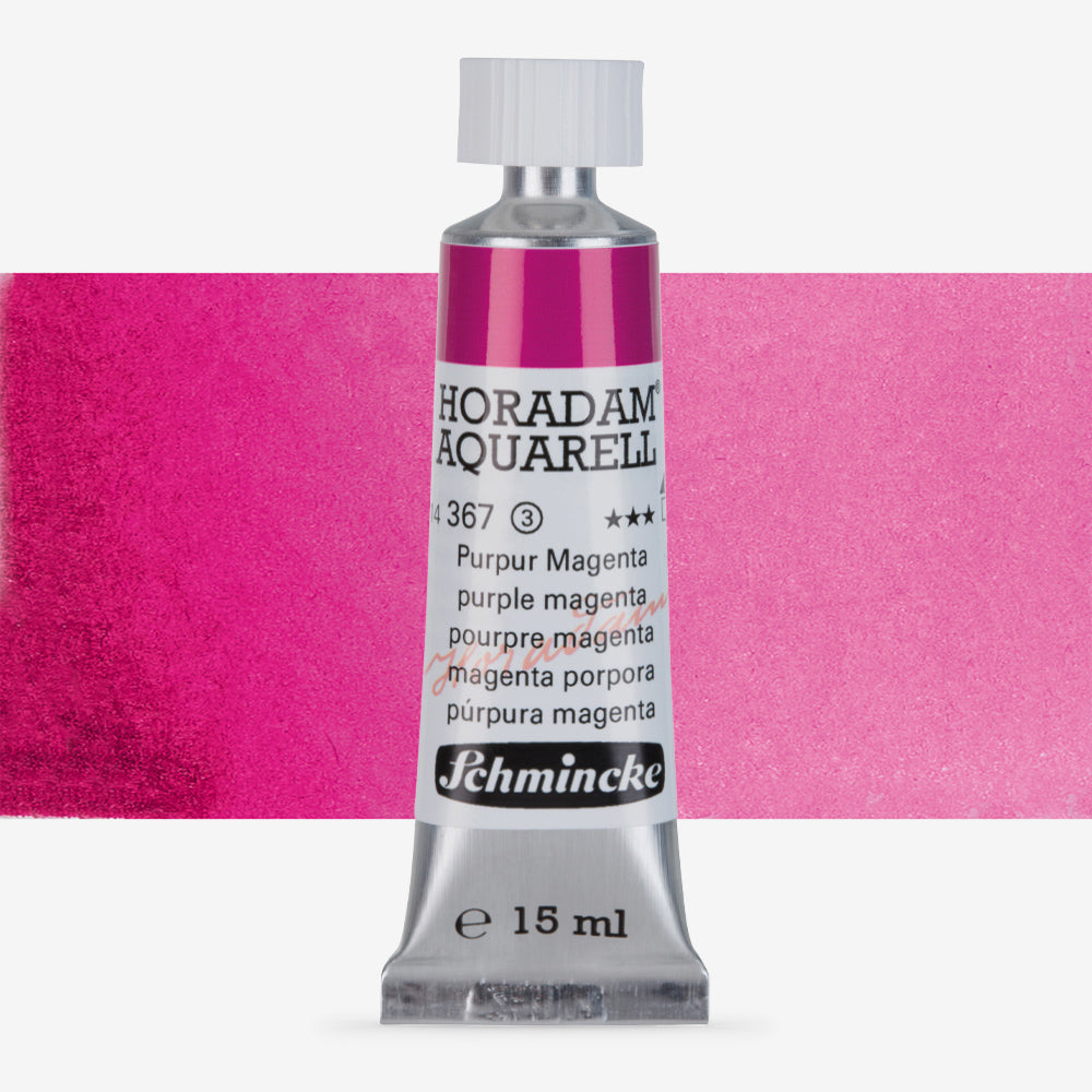 Schmincke Horadam Aquarell 15ml 367 Purple Magenta