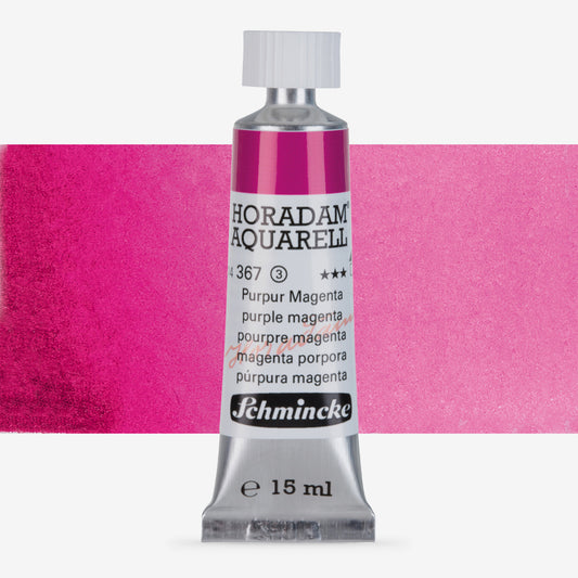 Schmincke Horadam Aquarell 15ml 367 Purple Magenta