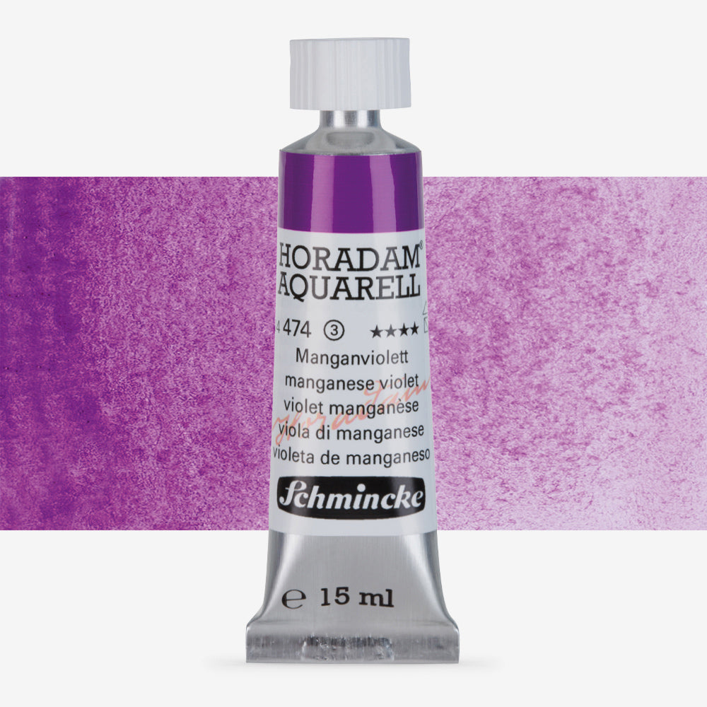 Schmincke Horadam Aquarell 15ml 474 Manganese Violet