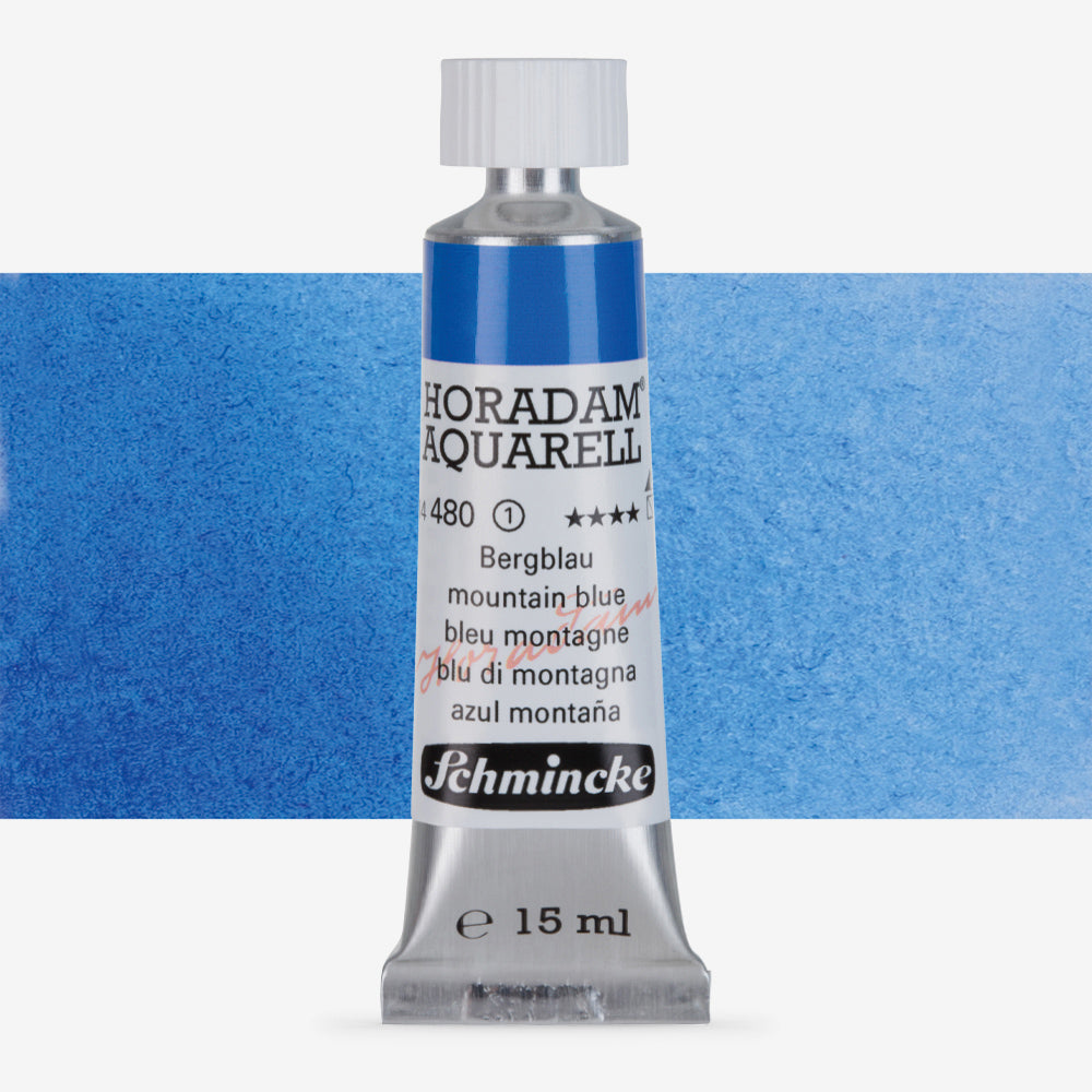 Schmincke Horadam Aquarell 15ml 480 Mountain Blue