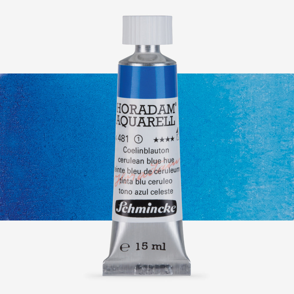 Schmincke Horadam Aquarell 15ml 481 Cerulean Blue Hue