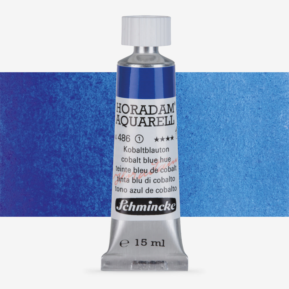 Schmincke Horadam Aquarell 15ml 486 Cobalt Blue Hue