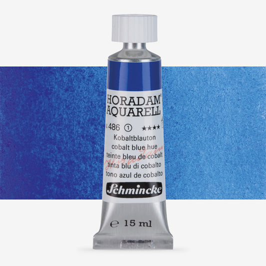 Schmincke Horadam Aquarell 15ml 486 Cobalt Blue Hue