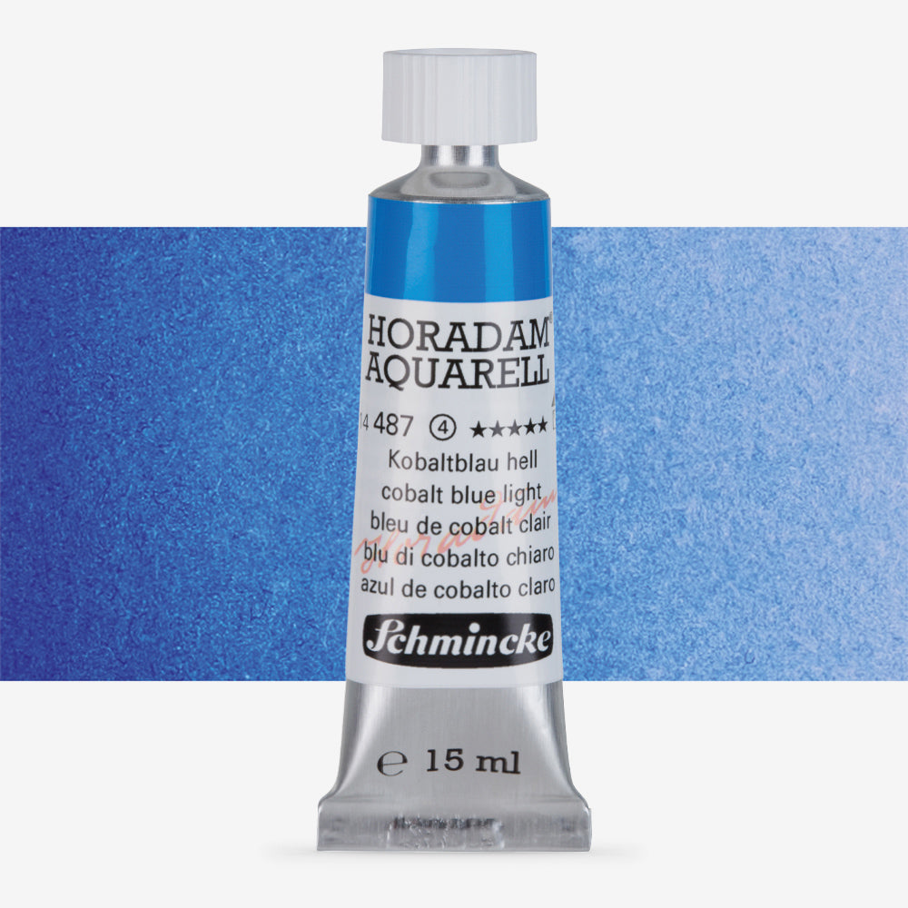 Schmincke Horadam Aquarell 15ml 487 Cobalt Blue Light