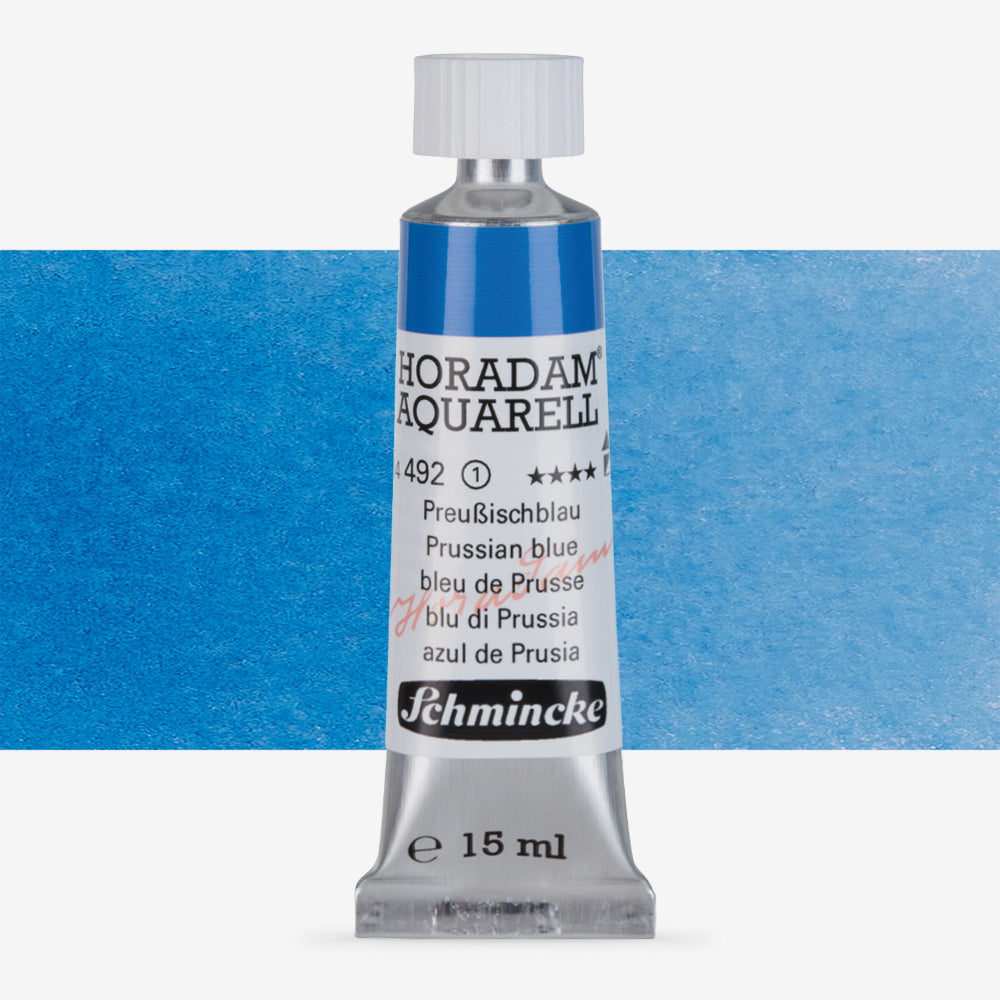 Schmincke Horadam Aquarell 15ml 492 Prussian Blue