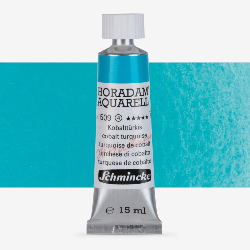 Schmincke Horadam Aquarell 15ml 509 Cobalt Turquoise