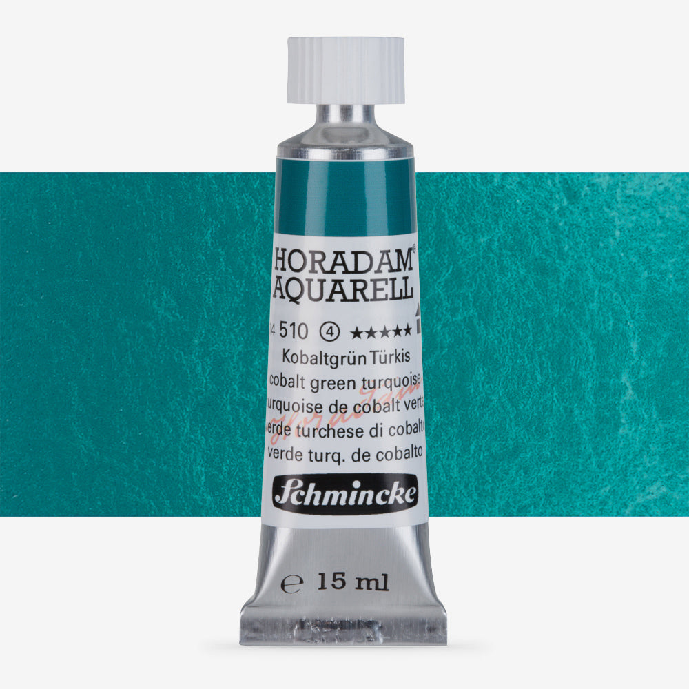 Schmincke Horadam Aquarell 15ml 510 Cobalt Green Turquoise