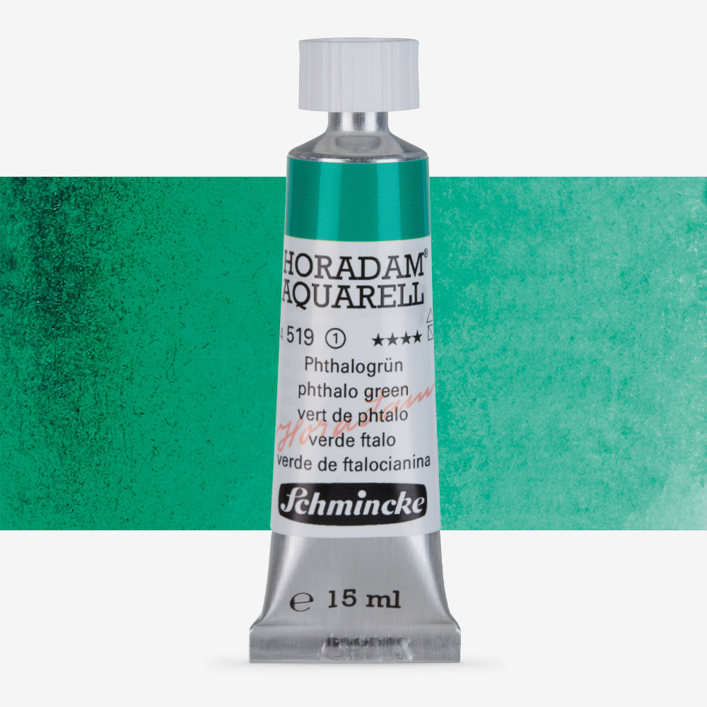 Schmincke Horadam Aquarell 15ml 519 Phthalo Green