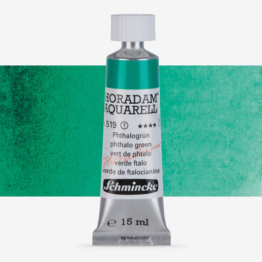 Schmincke Horadam Aquarell 15ml 519 Phthalo Green