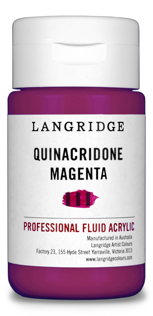 Langridge Fluid Acrylic 125ml Series 5 Quinacridone Magenta