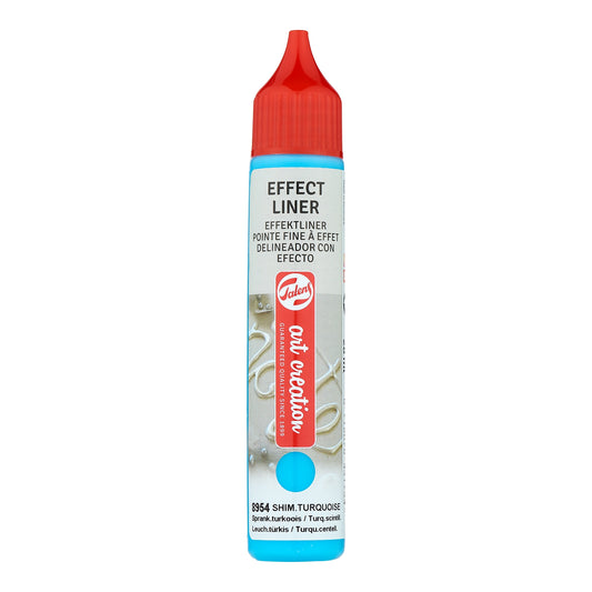 Talens Effect Liner 28ml Shimmer Turquoise 8954 (discontinued)
