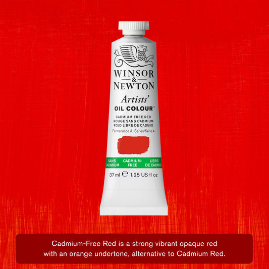 Winsor & Newton Artists' Oil 37ml Cadmium Free Red