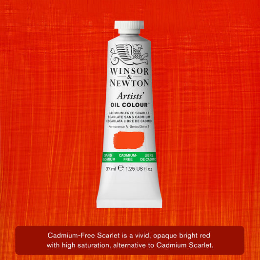 Winsor & Newton Artists' Oil 37ml Cadmium Free Scarlet