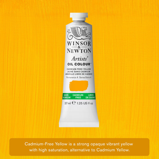 Winsor & Newton Artists' Oil 37ml Cadmium Free Yellow