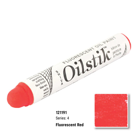 Shiva Artists Oil Paintstik 91 Fluoro Red (discontinued & online only)
