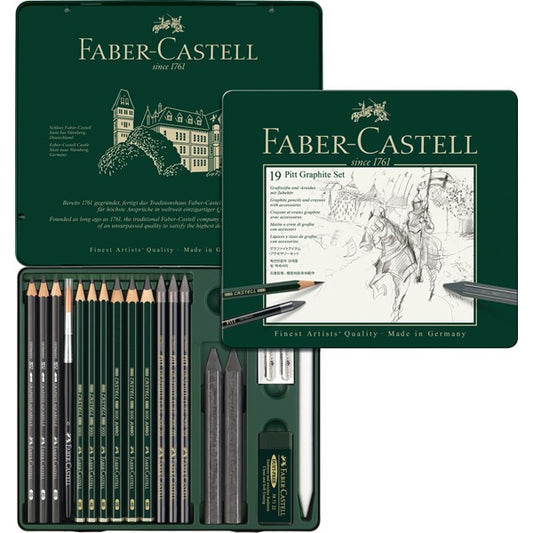 Faber Pitt Graphite Set 19