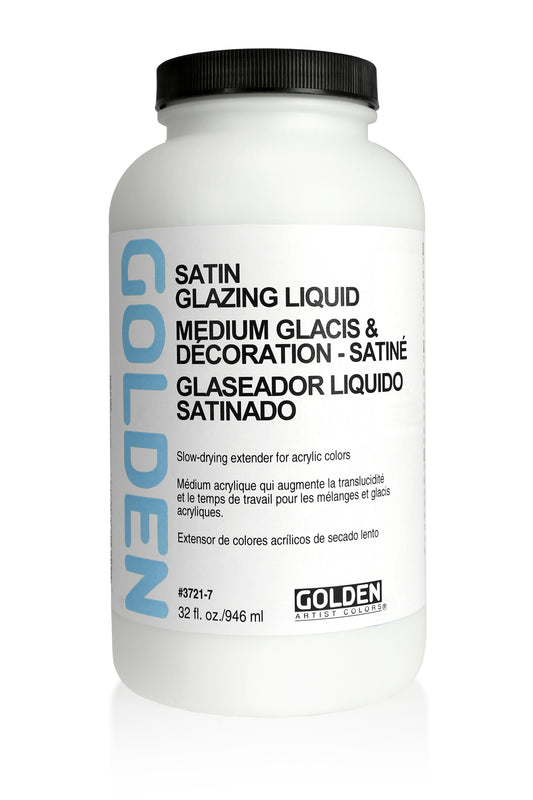 Golden Acrylic Glazing Liquid (Satin) 946ml