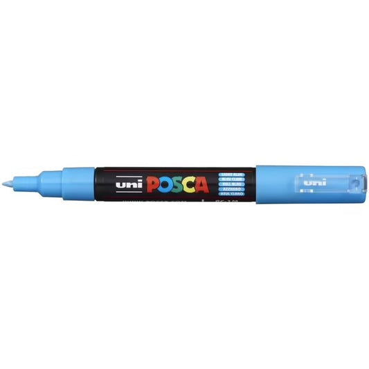 Uni Posca PC-1M Extra Fine 0.7mm Tip Light Blue