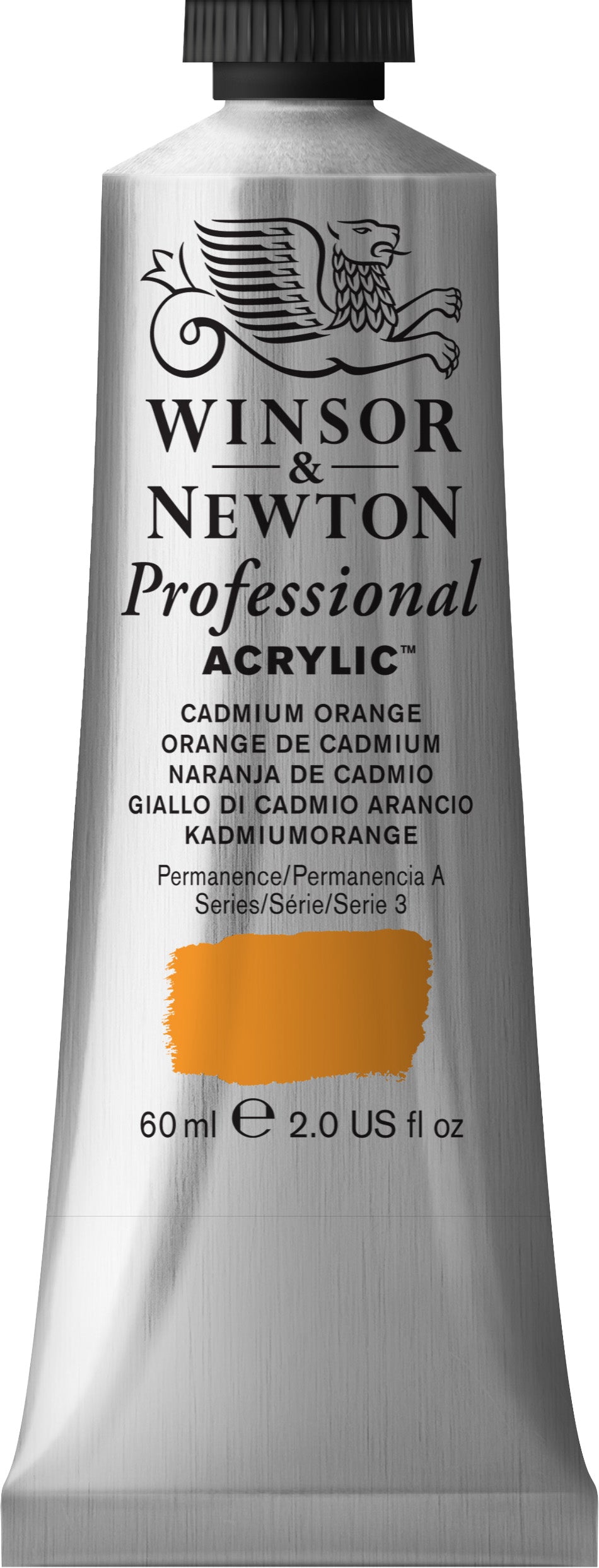 Winsor & Newton Professional Acrylic 60ml Cadmium Orange