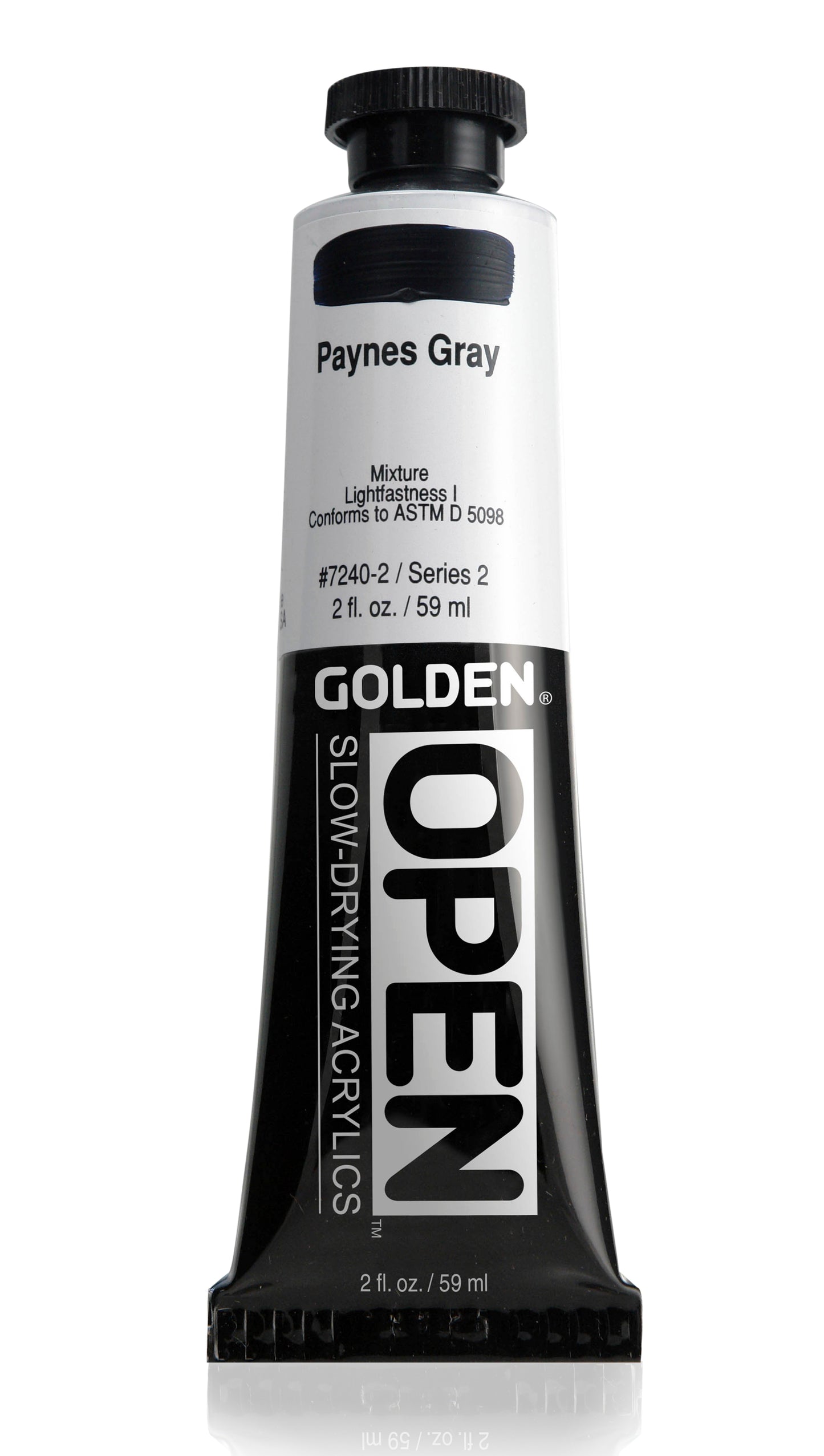 Golden Open Acrylics 59ml Paynes Grey