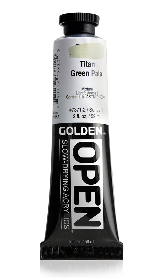 Golden Open Acrylics 59ml Titan Green Pale