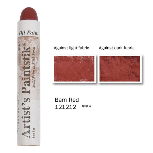 Shiva Artists Oil Paintstik 12 Barn Red (discontinued & online only)