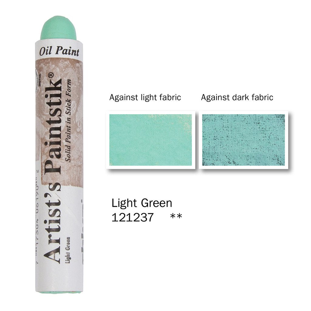 Shiva Artists Oil Paintstik 37 Light Green (discontinued & online only)