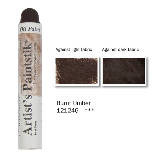 Shiva Artists Oil Paintstik 46 Burnt Umber (discontinued & online only)