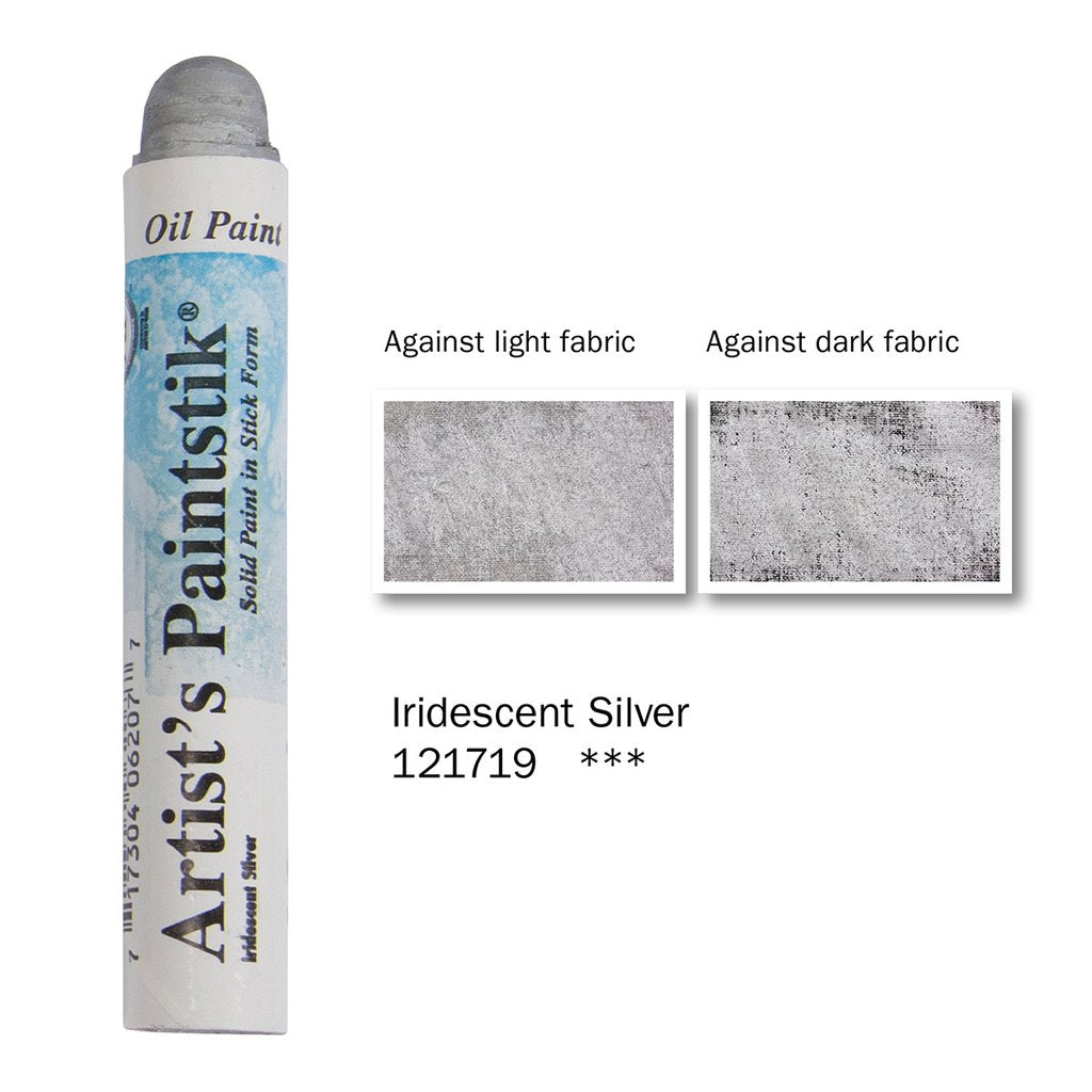 Shiva Artists Oil Paintstik 19 Iridescent Silver (discontinued & online only)