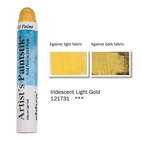 Shiva Artists Oil Paintstik 31 Iridescent Light Gold (discontinued & online only)