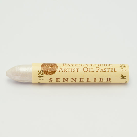 Sennelier Standard Oil Pastel 125 Iridescent White