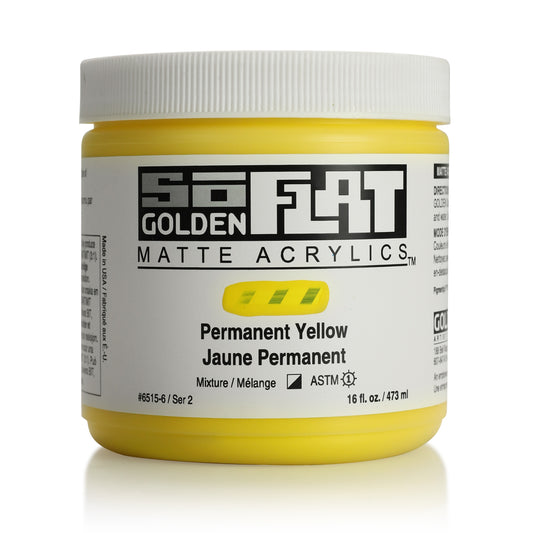 Golden SoFlat 473ml Permanent Yellow