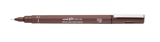 Uni Pin Fine Line Pen Sepia 0.1mm