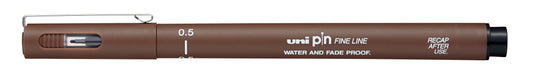 Uni Pin Fine Line Pen Sepia 0.5mm