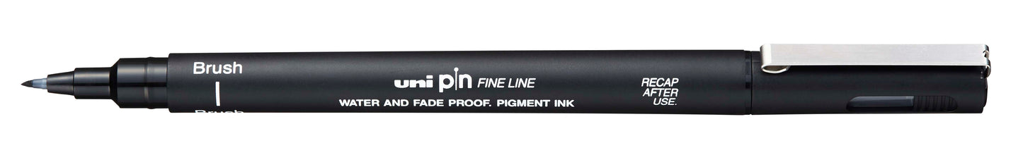 Uni Pin Fine Line Pen Black Brush