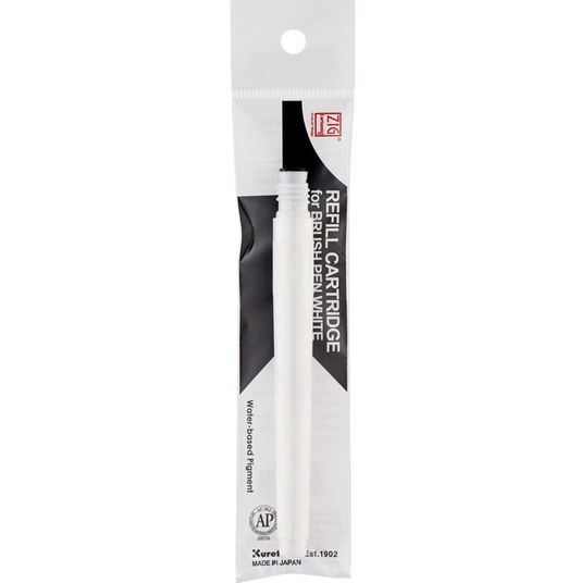 Zig Brush Pen White Refill