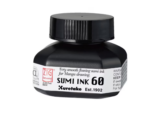 Zig Black Sumi Ink 60ml