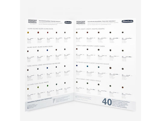 Schmincke Super Granulation Watercolour Dot Card 40