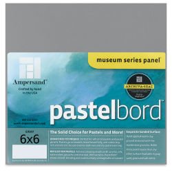 Ampersand Pastelbord 1/8" Depth 6 x 6" Grey - theartshop.com.au