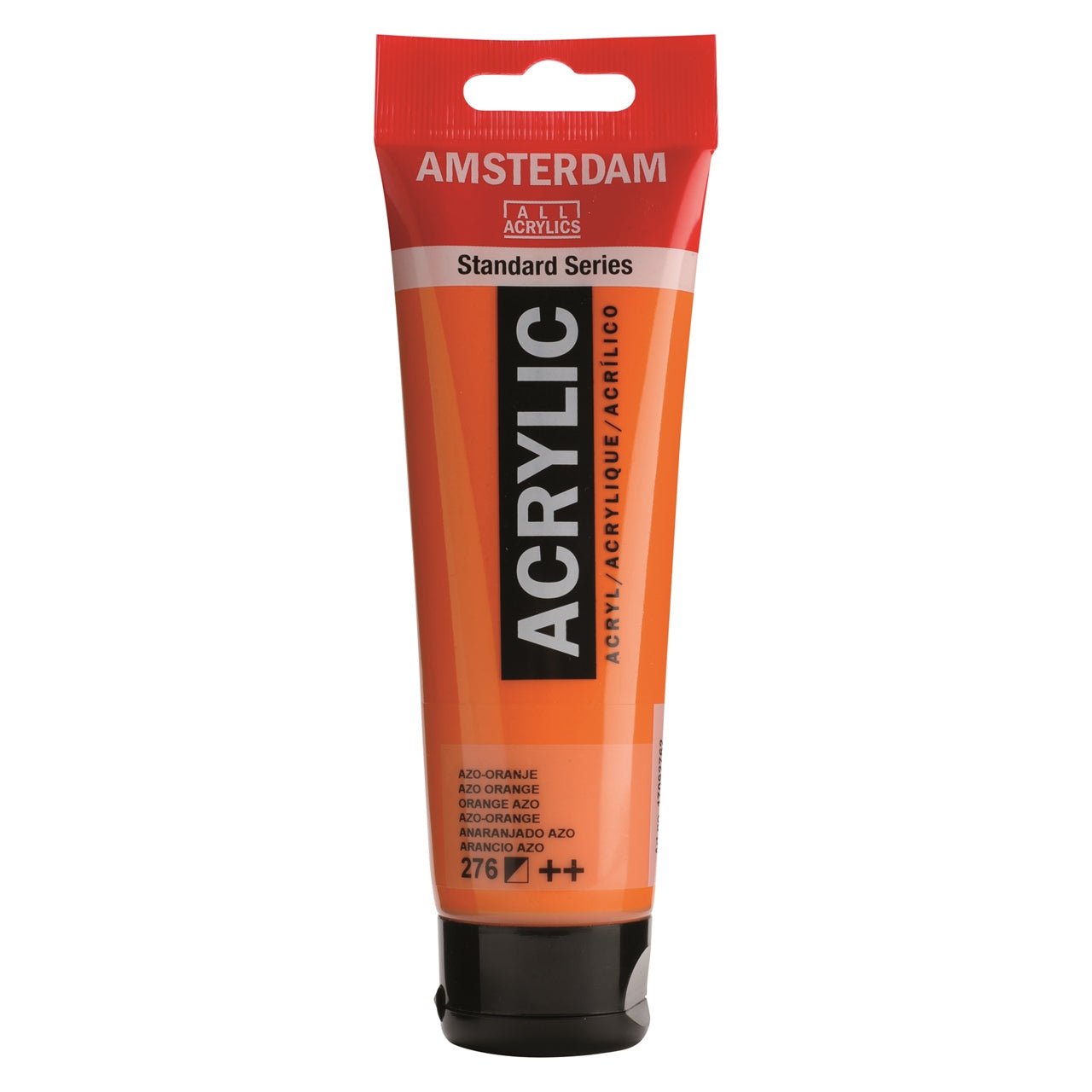 Amsterdam Acrylic 120ml 276 Azo Orange - theartshop.com.au