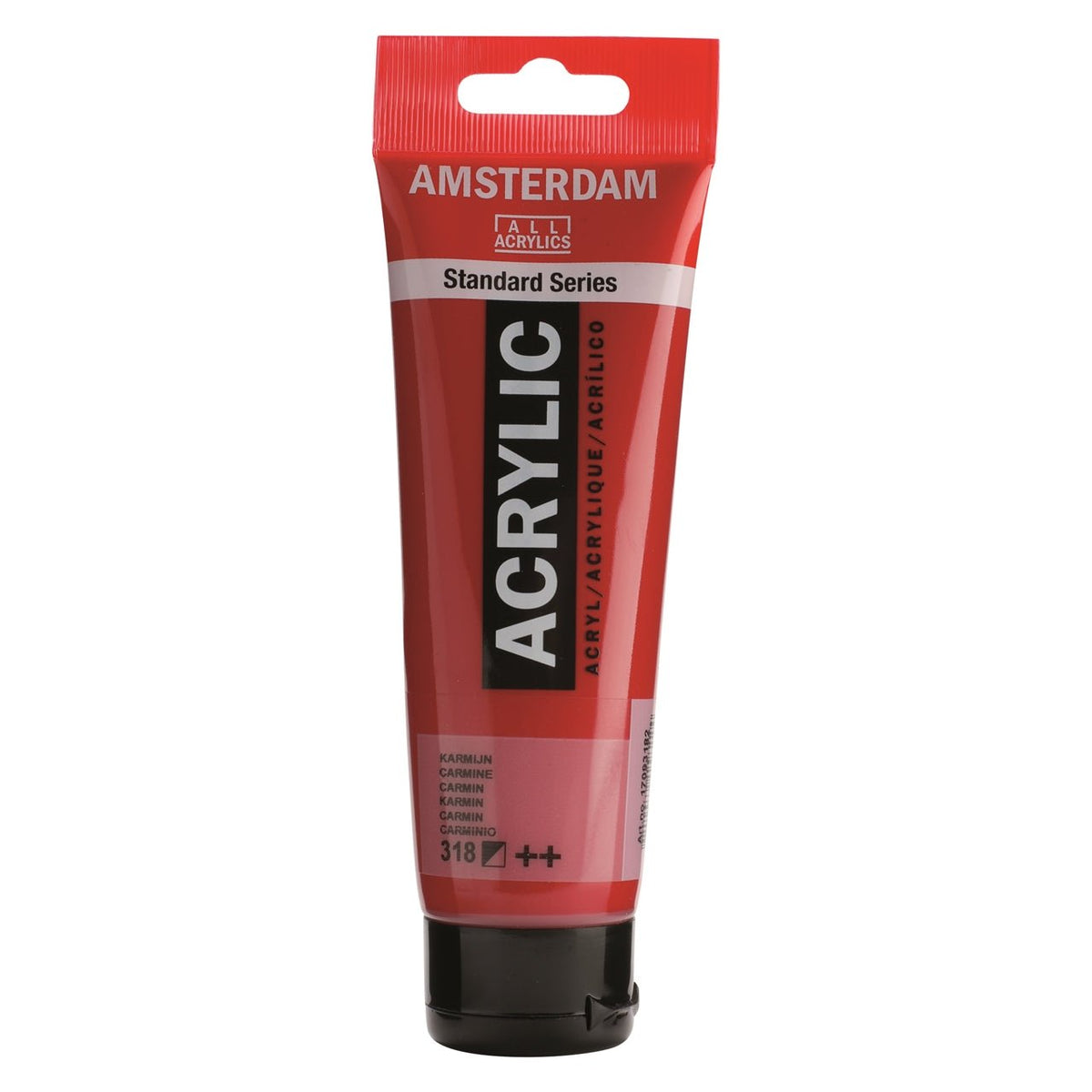 Amsterdam Acrylic 120ml 318 Carmine - theartshop.com.au