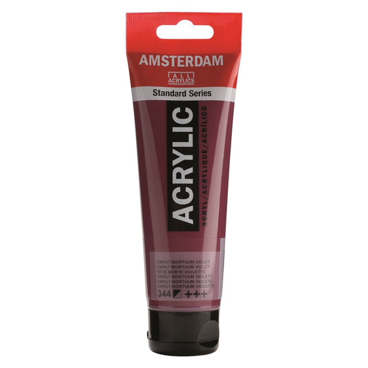 Amsterdam Acrylic 120ml 344 Caput Mortuum Violet - theartshop.com.au