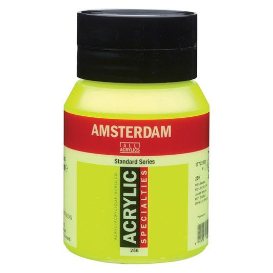 Amsterdam Acrylic 500ml 256 Reflex Yellow - theartshop.com.au