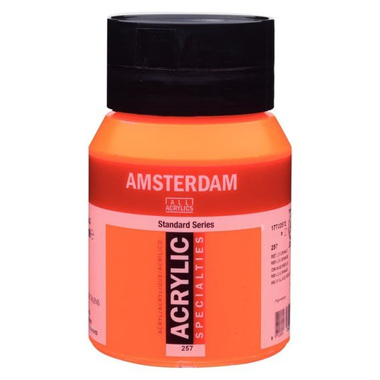 Amsterdam Acrylic 500ml 257 Reflex Orange - theartshop.com.au