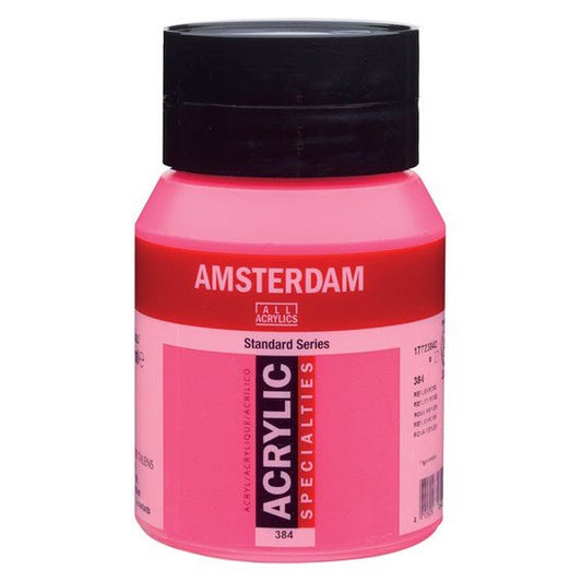 Amsterdam Acrylic 500ml 384 Reflex Rose - theartshop.com.au