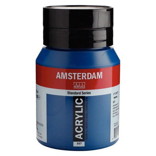 Amsterdam Acrylic 500ml 557 Greenish Blue - theartshop.com.au